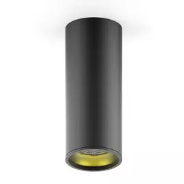 Светильник накладной Gauss Led HD009 12W (черный золото) 3000K 79x200,900лм