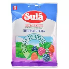 Леденцы без сахара Sula Лесная ягода, 60 г