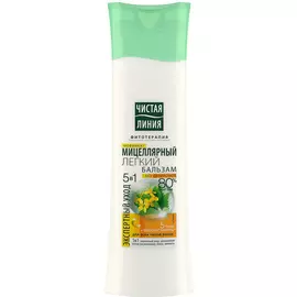 Легкий Мицеллярный бальзам Чистая линия Экспертный уход 5в1 380 мл