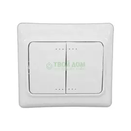 Legrand Выключатель двойной с подсветкой