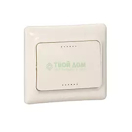 Legrand Выключатель с подсветкой 10ax слоновая