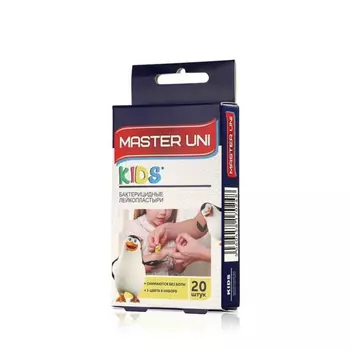 Лейкопластырь Master Uni Kids 20 шт