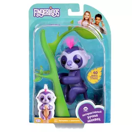 Ленивец Fingerlings интерактивный Мардж пурпурный