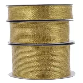 Лента декоративная Kaemingk золотая в ассортименте
