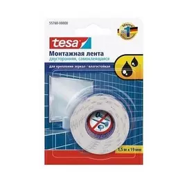 Лента двусторонняя Tesa для крепления зеркал 1.5:19