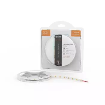 Лента Gauss LED BT002 12V 4,8W 3000K 3 м