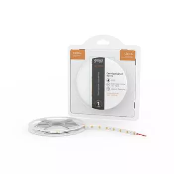 Лента Gauss LED BT005 12V 4,8W 3000K 5 м