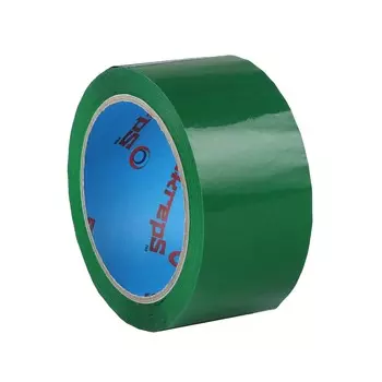 Лента клейкая упаковочная зеленая Skreps 48 мм х 66 м