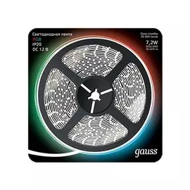 Лента LED 5050-SMD 7.2W 12V DC RGB (блистер 5м)