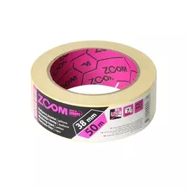Лента малярная Zoom строй super glue 38 мм x 50m желтая