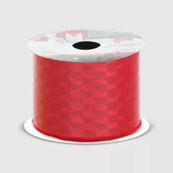 Лента подарочная Due Esse Christmas красная 270 см