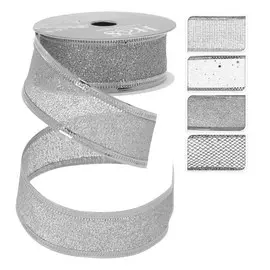 Лента упаковочная Koopman NY 2,5смх2,7м серебро в ассортименте