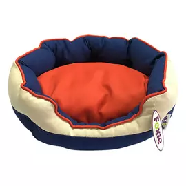 Лежак для животных Foxie Colour Овальный синий 50x47x18 см