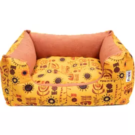 Лежак для животных Foxie Ethnics 52x41х10 см желтый