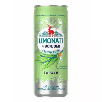 Лимонад газированный Borjomi Тархун 0,33 л