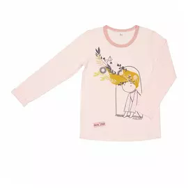Лонгслив Lucky Child Осенний лес пудровый