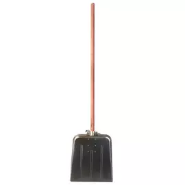 Лопата Mizal алюминиевая с черенком 40х40 см