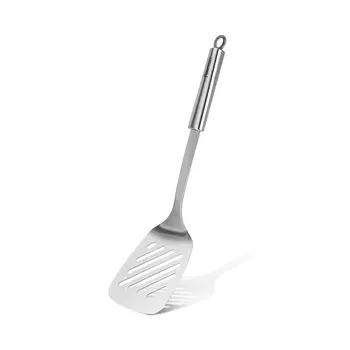 Лопатка с прорезями Fissman Zonda из нержавеющей стали 34 см