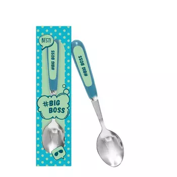Ложка именная cелфи Би-Хэппи Big boss 17,3 см
