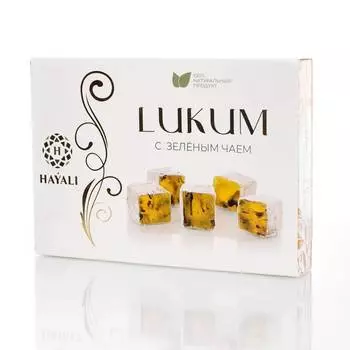 Лукум Hayali с зеленым чаем, 250 г