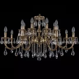 Люстра Bohemia Ivele Crystal золото черненое 1703/16/360A