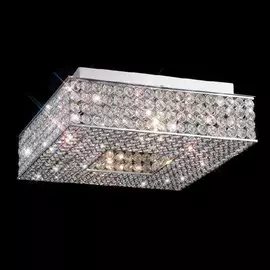 Люстра Catic 142/8 -хром/кв.45х45