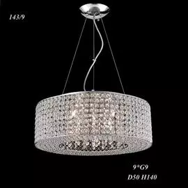 Люстра Catic 143/9 -д50/хром/цилиндр