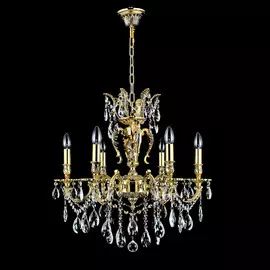 Люстра Catic 145/6 -золото/кофе