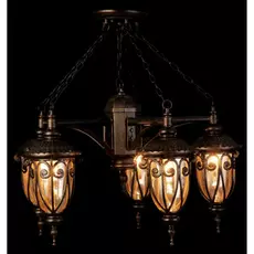 Люстра Catic 5009/5 ковка/темно-коричневый