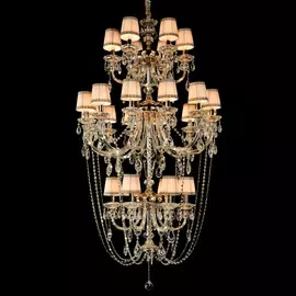 Люстра Catic 75004/6+12+6 -серебро