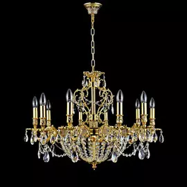 Люстра Catic 75006/10 -золото/кофе