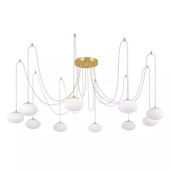 Люстра Citilux Atman Smart CL226A093 LED RGB бронзовая