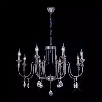 Люстра Citilux Рига cl437184 черный хром