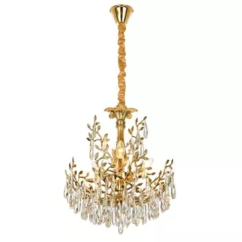 Люстра Citilux Ritz CL310062 золотистая