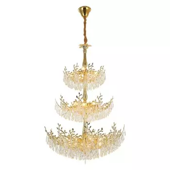 Люстра Citilux Ritz CL310262 золотистая