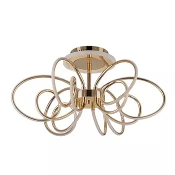 Люстра Citilux Salma Smart CL224A162 RGB LED золотистая