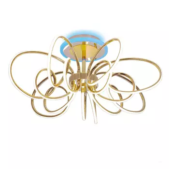 Люстра Citilux Salma Smart CL224A172 RGB LED золотистая