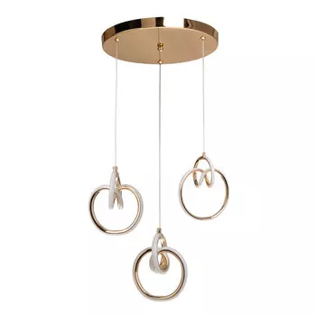 Люстра De markt Аурих на 3 лампочки 22w LED 220