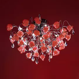 Люстра Eletto El325c15.2 rosa rosso