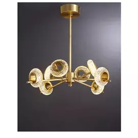 Люстра Elvan led потолочная золото 4664/10-80wgl