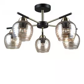 Люстра Escada 1123/5p e27х40w brass/black