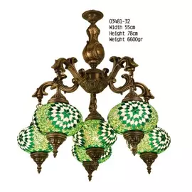 Люстра Exotic Selection 03481-32 зеленый