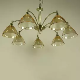 Люстра Florex на цепи модерн Е14 7*60W (L.0146/7 BRONZO CHIARO)