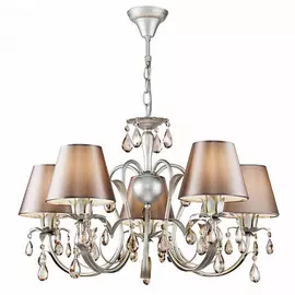 Люстра Freya FR2033PL-05S Серебро Антик 5хE14х40W