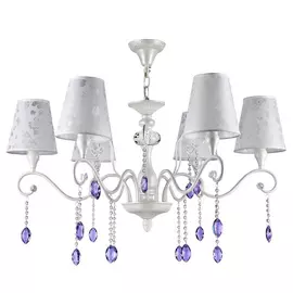 Люстра Freya FR2306-PL-06-W Жемчужный белый 6хE14х40W