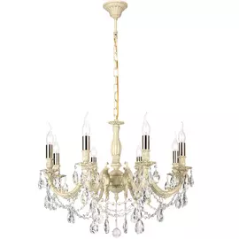 Люстра хрустальная на цепи Lucia tucci FIRENZE 141.8 CREAM WHITE