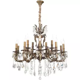 Люстра хрустальная на цепи Lucia tucci BARLETTA 122.10.5 ANTIQUE