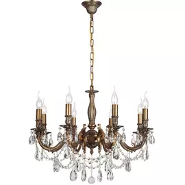 Люстра хрустальная на цепи Lucia tucci FIRENZE 141.8 ANTIQUE