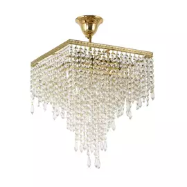 Люстра хрустальная потолочная Arti Lampadari PRIMA E 1.3.30X30.600 G