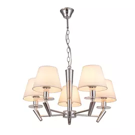 Люстра J-light MOLLY 1206/5 E14*5*40W хром/белый